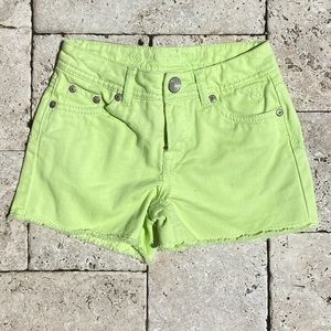 Justice Jean Shorts green
